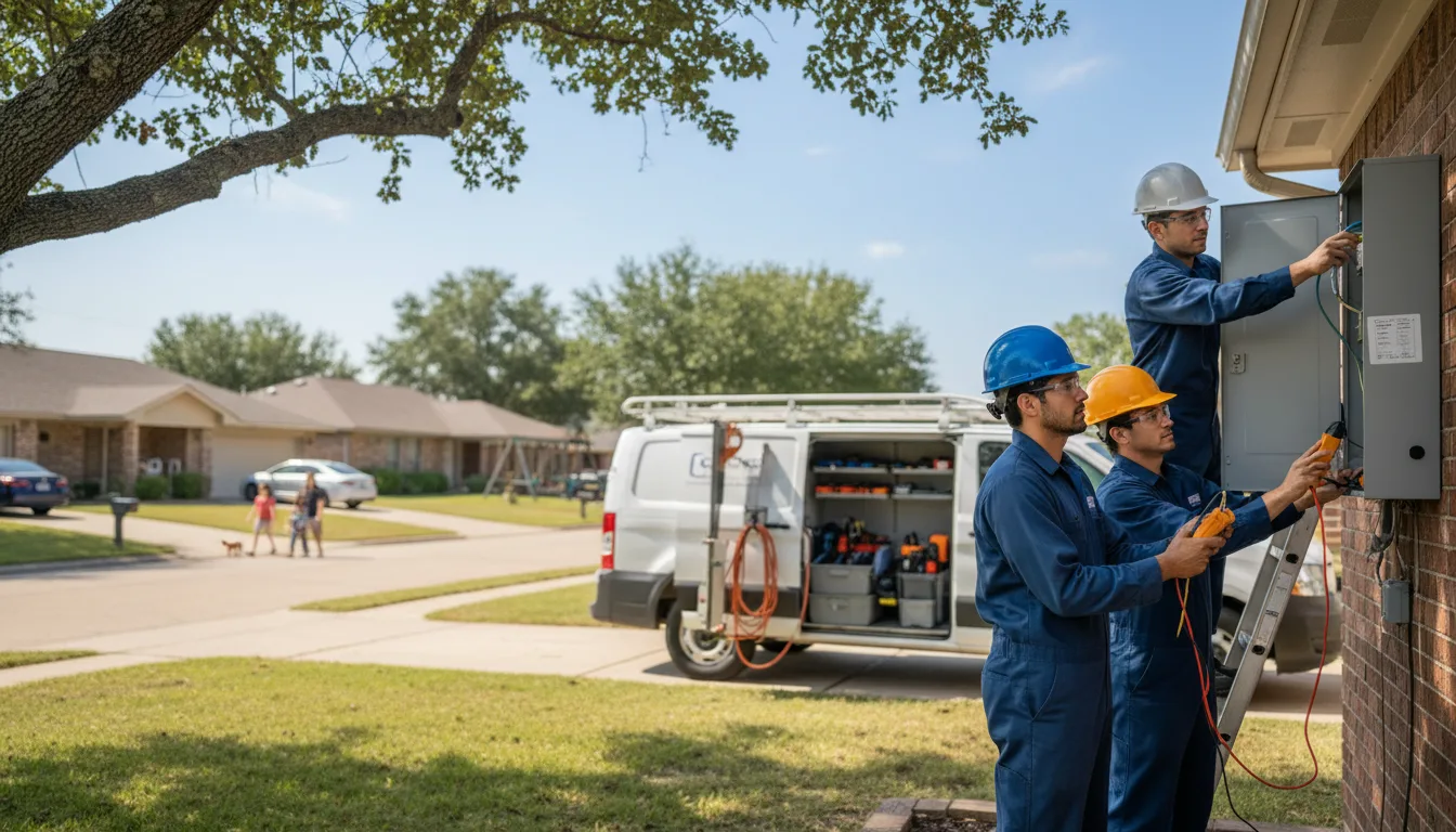 Certified electrician providing emergency electrical services in Wall, SD